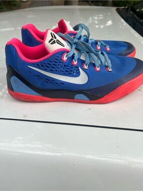 Nike Kobe 9 EM GS "Hyper Cobalt Pink" basketball shoes Size 7Y
